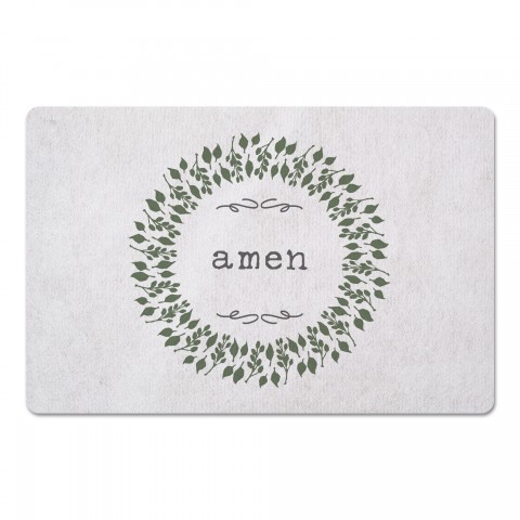 Amen Wreath 27x18 Floor Mat