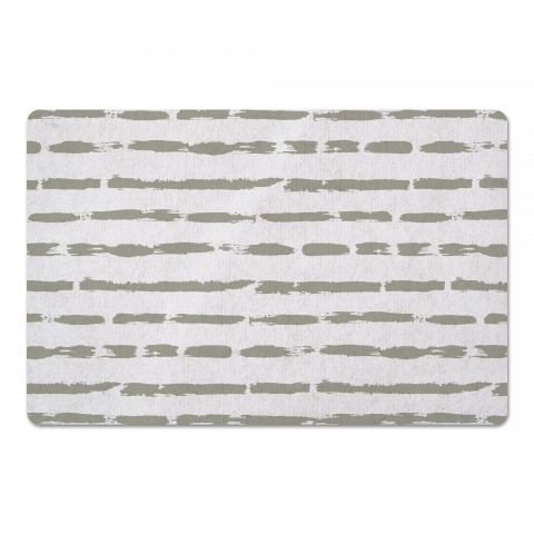 Tan Brush Strokes 27x18 Floor Mat