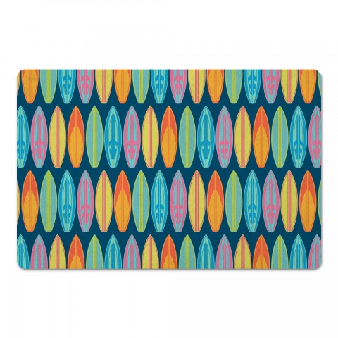 Colorful Surfboards 27x18 Floor Mat