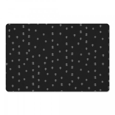 Scandanavian Trees 27x18 Floor Mat