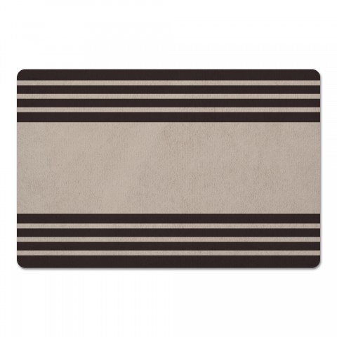 Moose Lodge Stripes 27x18 Floor Mat