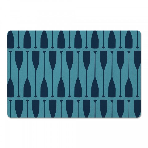 Blue Paddles 27x18 Floor Mat