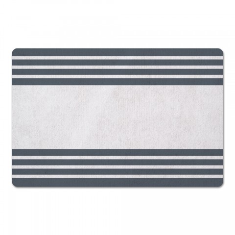 Slate Stripes 27x18 Floor Mat
