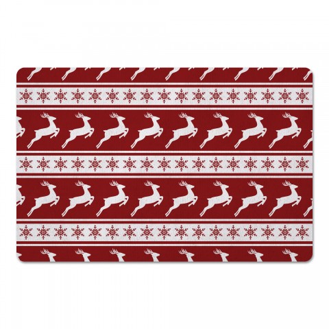 Hopping Reindeers 27x18 Floor Mat