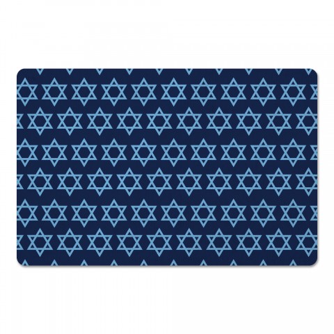 Star Of David 27x18 Floor Mat