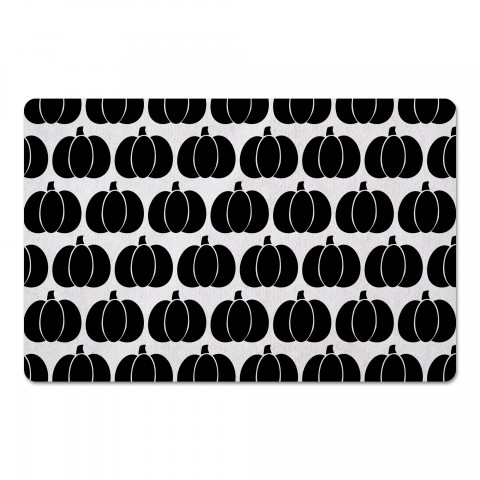 Black Pumpkins 27x18 Floor Mat