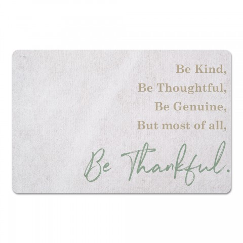 Sage Be Thankful 27x18 Floor Mat