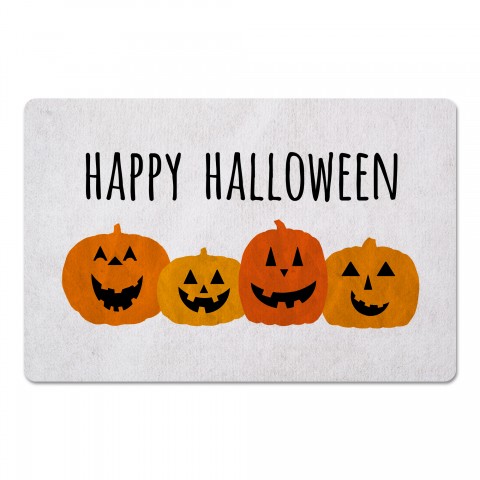 Smiling Pumpkins 27x18 Floor Mat
