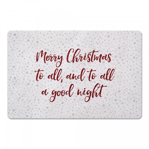 Merry Christmas To All 27x18 Floor Mat