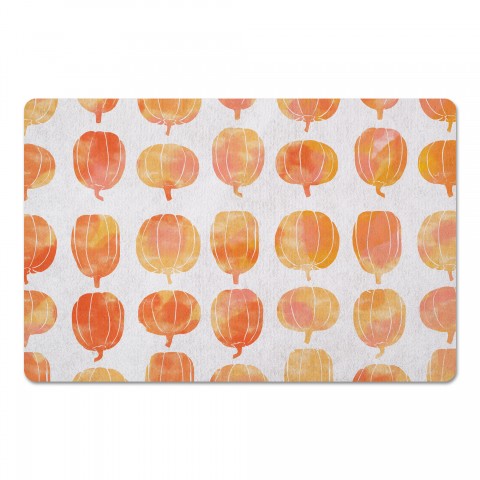 Watercolor Pumpkins 27x18 Floor Mat