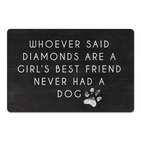 Diamond Dogs 27x18 Floor Mat