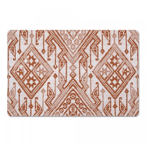 Red and Pink Rug Pattern Textiles