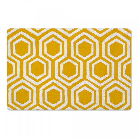 Abstract Hexagons Textiles