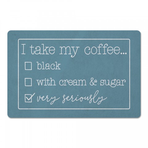 I Take My Coffee  Textiles