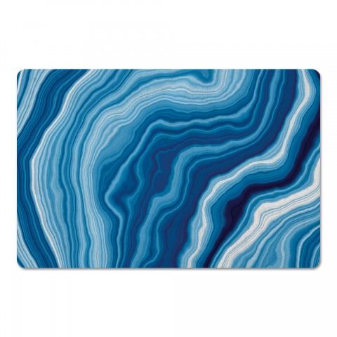 Cobalt Geode  27x18 Floor Mat