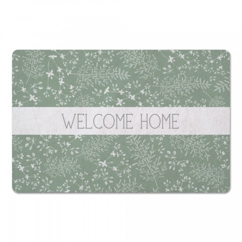 Welcome Home Botanicals 27x18 Floor Mat