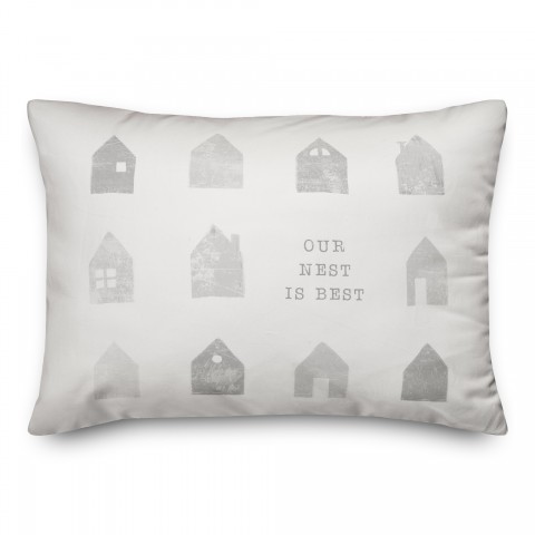 Our Nest Is Best  14x20 Spun Poly Pillow
