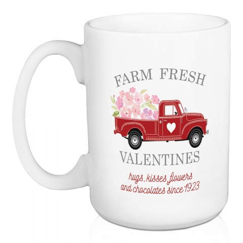 Farm Fresh Valentines 15 oz Mug