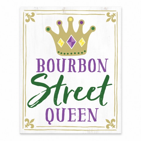 Bourbon Street Queen 8x10 Tabletop Canvas