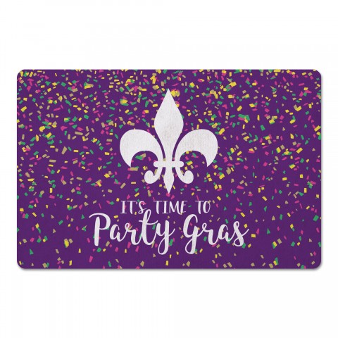 Time of Party Gras 27x18 Floor Mat