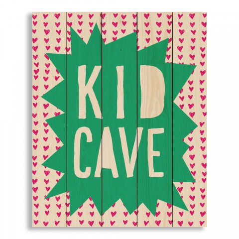 Abstract Kid Cave 18x22 Pallet Wood Art