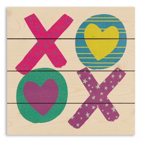 XOXO Hearts 14x14 Pallet Wood Art