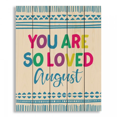 You Are So Loved  18x22 Personalized Pallet Wood Art