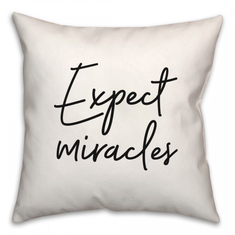 Expect  18x18 Spun Poly Pillow