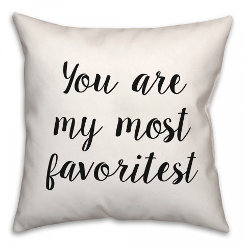 Favorite  18x18 Spun Poly Pillow