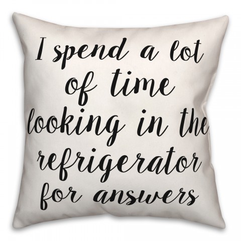 Fridge  18x18 Spun Poly Pillow