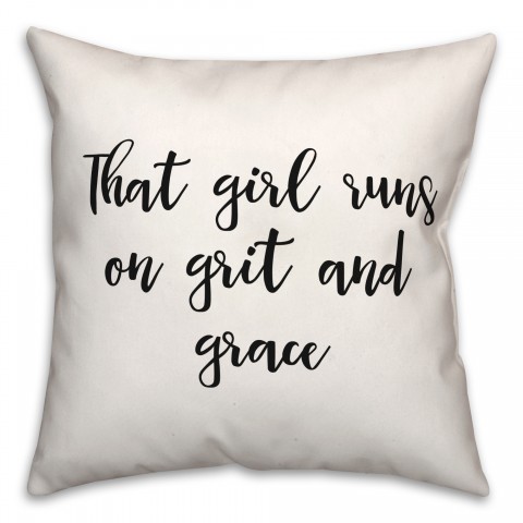 Grit Grace 2  18x18 Spun Poly Pillow