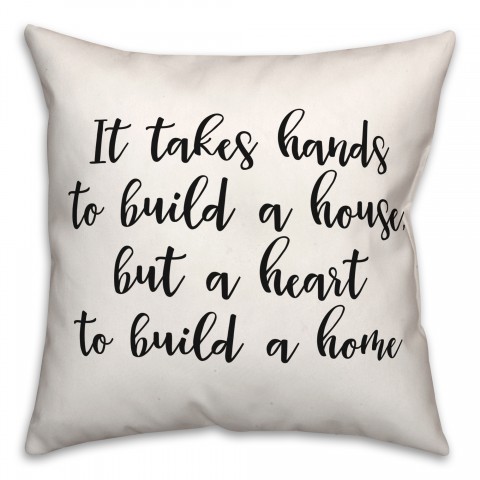 Hands  18x18 Spun Poly Pillow