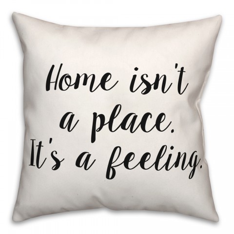 Home Feeling  18x18 Spun Poly Pillow