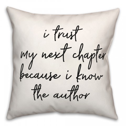 I Know The Author  18x18 Spun Poly Pillow