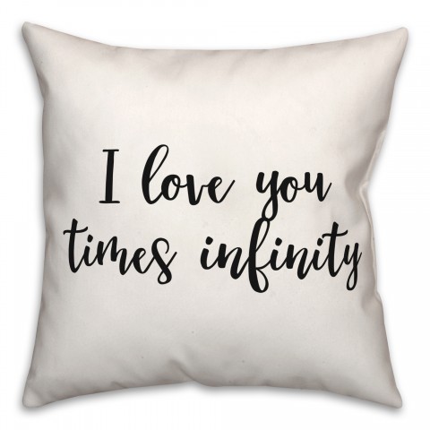 Infinity  18x18 Spun Poly Pillow