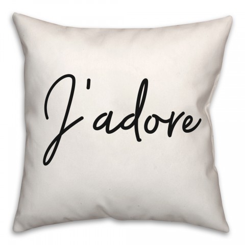 Jadore  18x18 Spun Poly Pillow