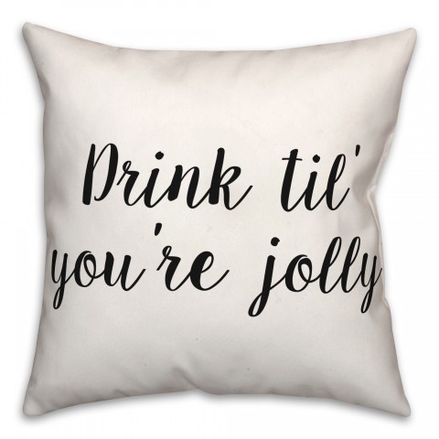 Jolly  18x18 Spun Poly Pillow