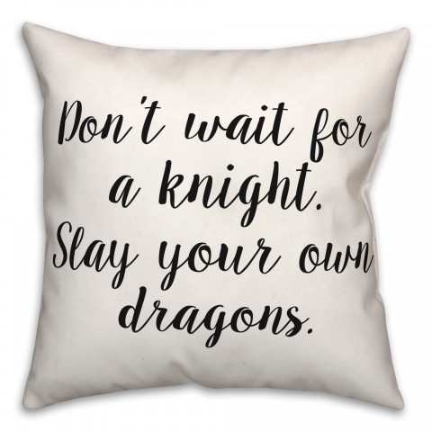 Knight  18x18 Spun Poly Pillow