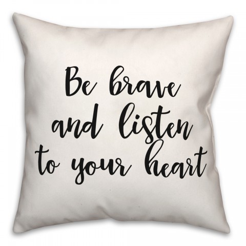 Listen  18x18 Spun Poly Pillow