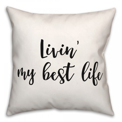 Livin  18x18 Spun Poly Pillow