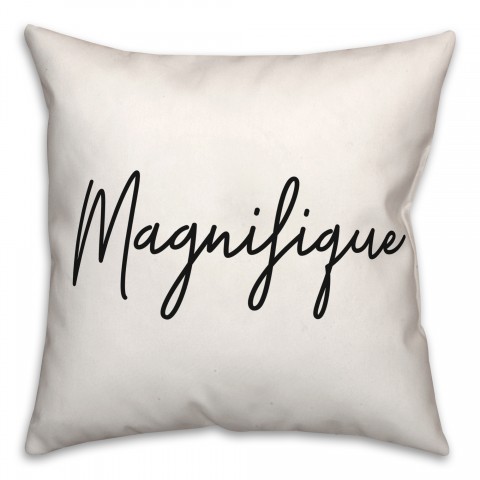 Magnifique  18x18 Spun Poly Pillow