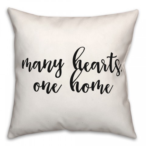 Many  18x18 Spun Poly Pillow