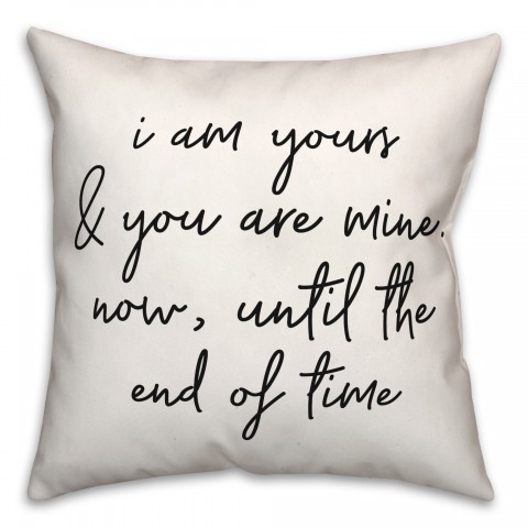 Mine  18x18 Spun Poly Pillow