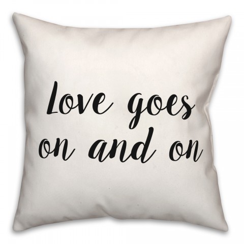 On And One  18x18 Spun Poly Pillow