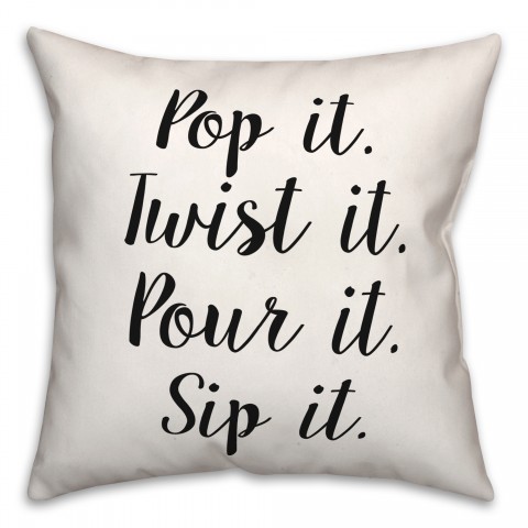 Pop It  18x18 Spun Poly Pillow