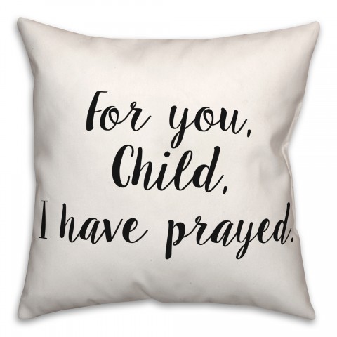 Prayed  18x18 Spun Poly Pillow