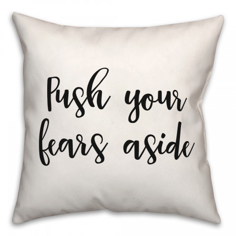 Push  18x18 Spun Poly Pillow