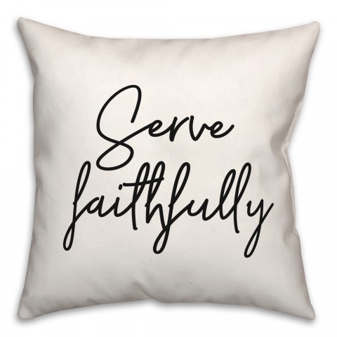 Serve  18x18 Spun Poly Pillow