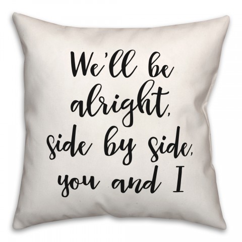 Side  18x18 Spun Poly Pillow