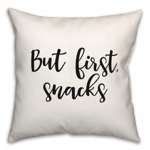 Snacks  18x18 Spun Poly Pillow